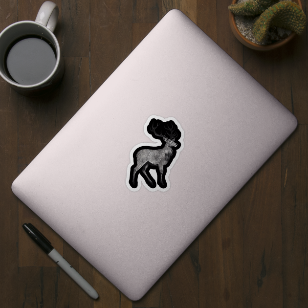 Deer Tattoo by animegirlnft